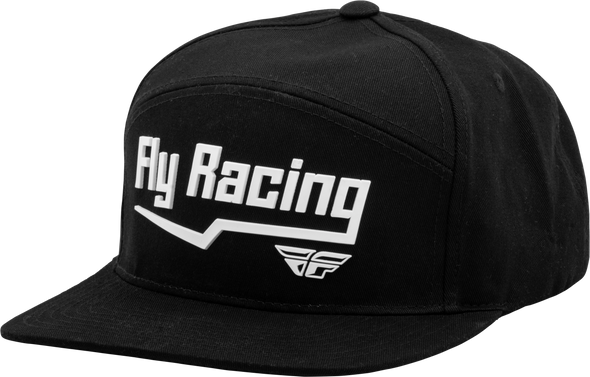 Fly Racing Fly Flash Hat Black/White 351-0040