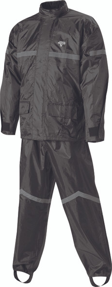 Nelson-Rigg Stormrider Rain Suit Black/Black S Sr-6000-Blk-01-Sm