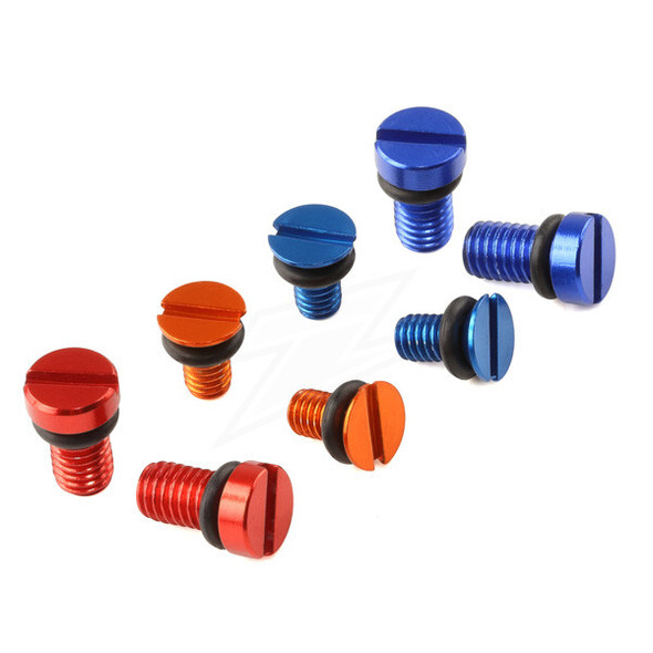 Zeta Ff Air Valve Cap Screw Kyb Showa 2Pcs Blue Ze56-11006