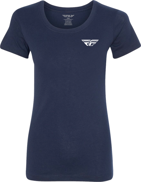 Fly Racing Women'S Fly Pulse Tee Navy Xl 356-0088X