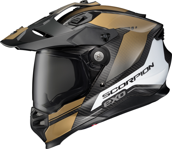 Scorpion Exo Xt9000 Carbon Full-Face Helmet Trailhead Matte Gold Sm Xt9-1043