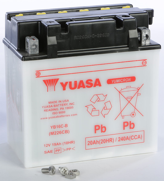 Yuasa Battery Yb16C-B Conventional Yuam226Cb