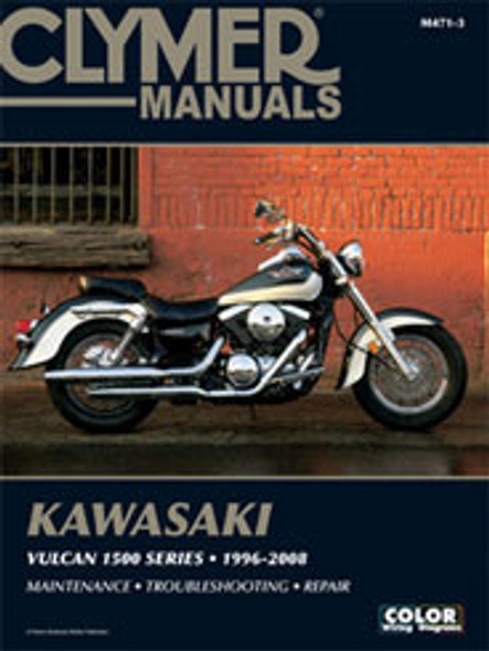 Clymer Repair Manual Kaw Vn1500 Vulcan Class Cm4713