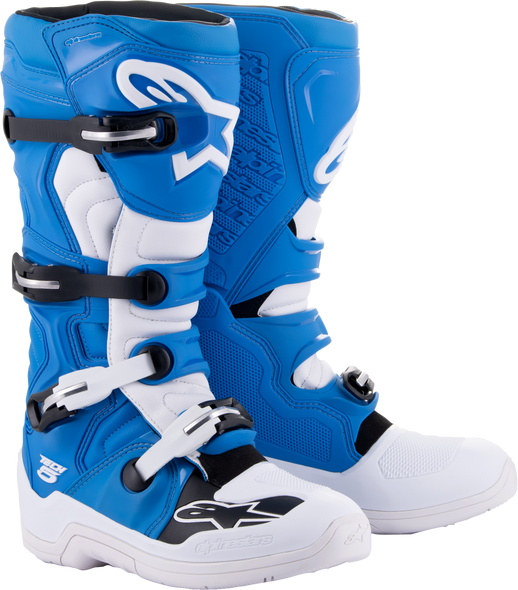 Alpinestars Tech 5 Boots Blue/White Sz 7 2015015-72-7