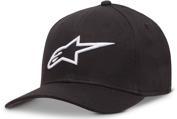 Alpinestars Curve Hat Black/White Sm/Md 1017-81010-1020-S/M