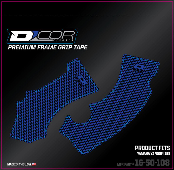 D-Cor Frame Grip Tape Blue Yz 450F 16-50-108