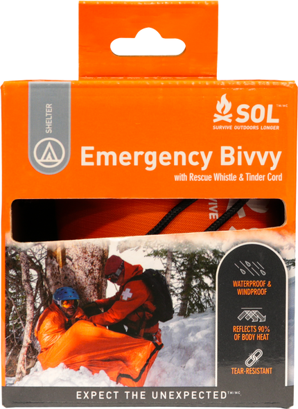 Amk Sol Emergenvy Bivvy W/ Rescue Whistle 6/Pk 0140-1142