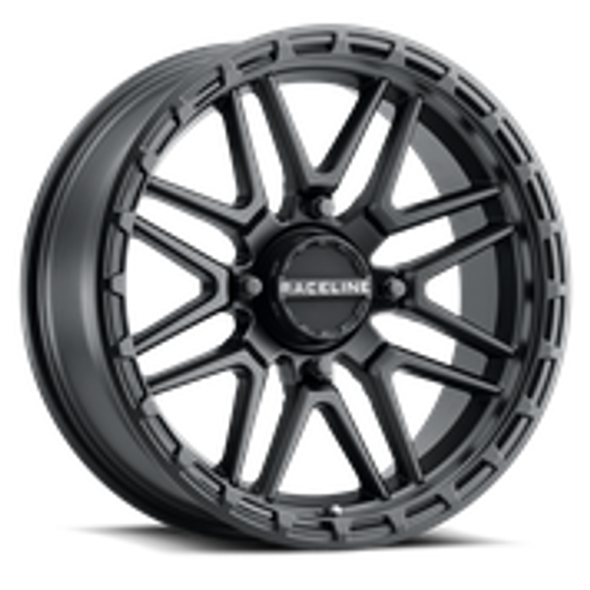 Raceline Krank Xl Wheel 22X7 4/156 3.5+3.5 (0Mm) Black A11B-22756-00