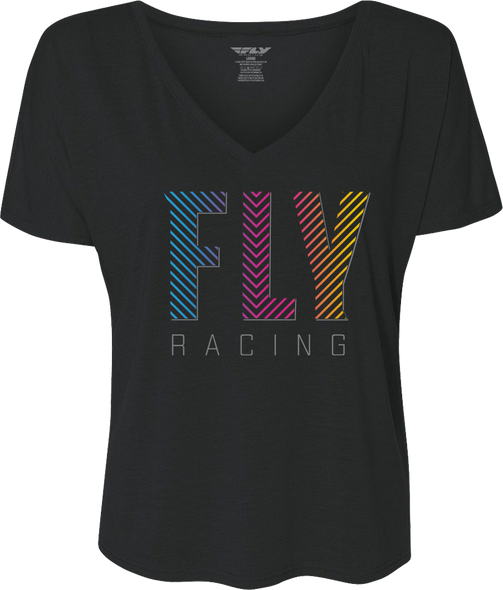 Fly Racing Women'S Fly Like4Like Tee Black Xl 356-0090X