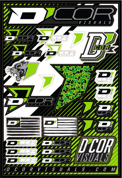 D-Cor Logo Decal Sheet 12"X18" 40-90-106