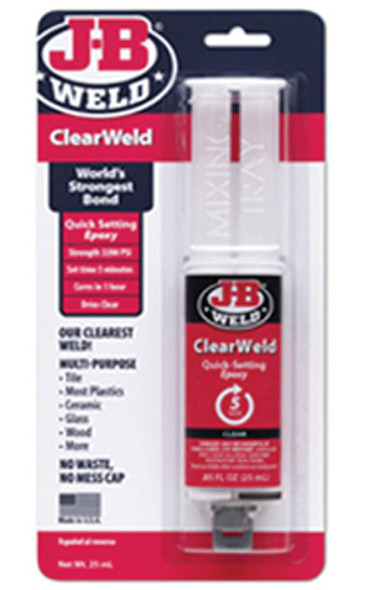 Jb Weld Clearweld Syringe - 25Ml 50112