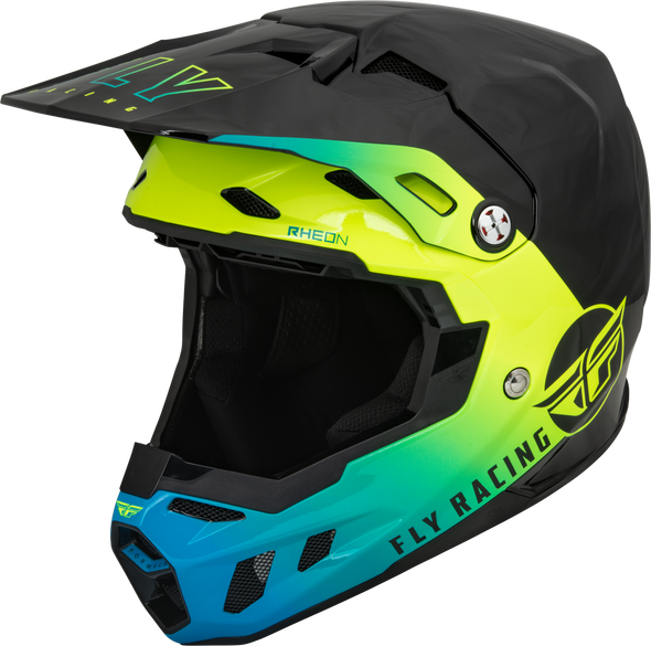 Fly Racing Formula Cc Centrum Helmet Black/Blue/Hi-Vis Sm 73-4320S