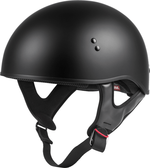 Gmax Hh-45 Half Helmet Naked Matte Black Sm H145074