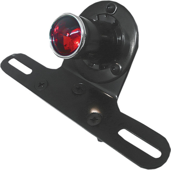 Harddrive Retro Style Taillight Blk 1.2" O.D. Red Lens 20-5513K