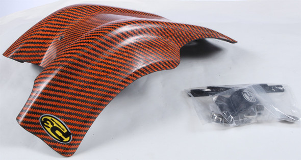 P3 Skid Plate Carbon Fiber Orange 301077-Org