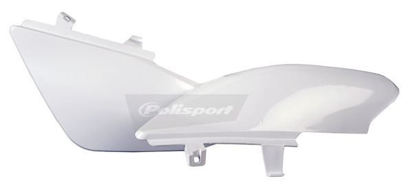 Polisport Side Number Plate White 8602000001