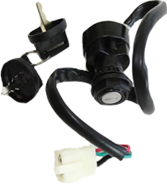 Mogo Parts 4-Stroke Ignition Switch 5 Wire 3 Position Female Plug 07-0508