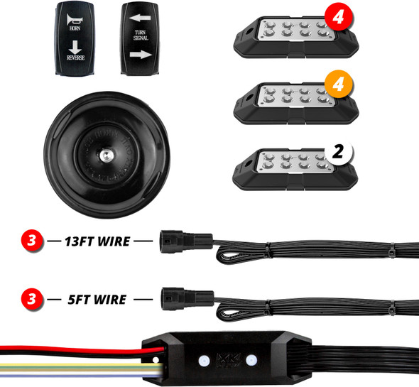 Xk Glow Advanced Plug-And-Play Turn Signal Kit Xk-Dt-Adv