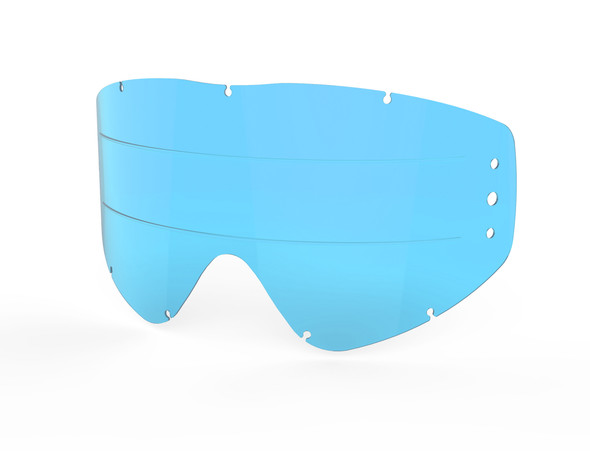 EKS Brand Go-X Zip-Off Lens Blue 067-40280