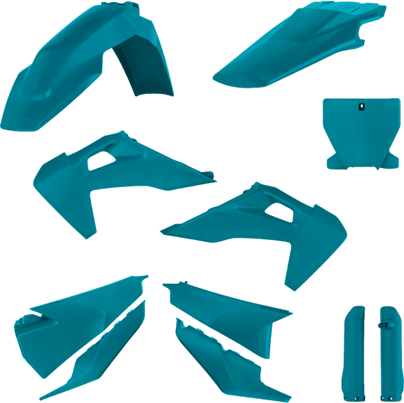 Acerbis Full Plastic Kit Hus Teal Metallic 2726557441