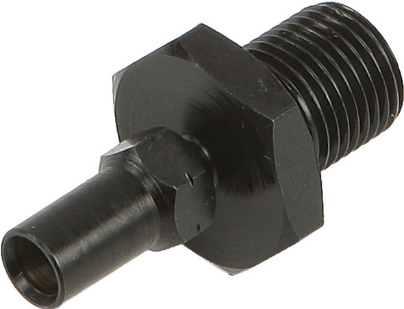 Goodridge Sniper 2 Straight Male Adapter Black 7/16-24 Sn440-02-04Bdy