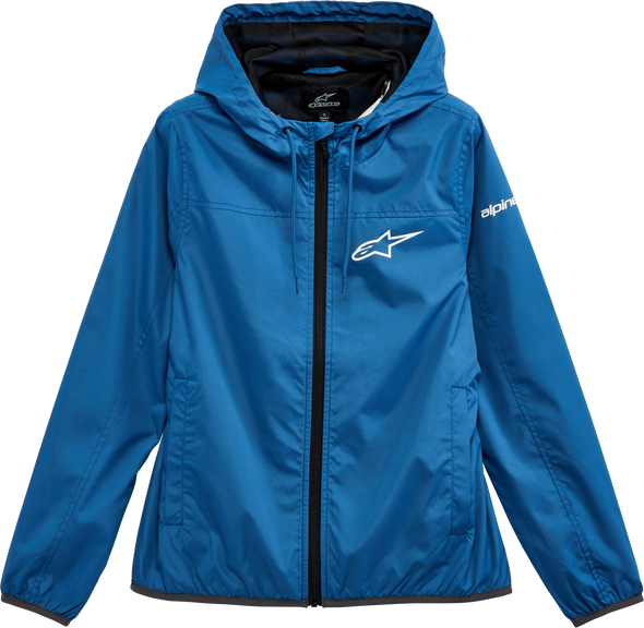 Alpinestars Womens Treq Windbreaker Blue Lg 1232-11910-72-L