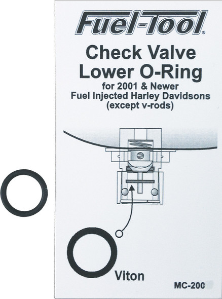 Fuel Tool Check Valve Lower O-Ring Mc200