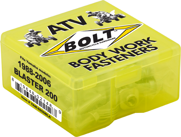 Bolt Body Work Fastener Kit ATV Yam-8806Bla