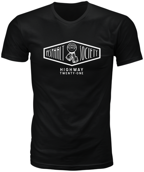 Highway 21 Asphalt Society Tee Black 3X 489-19403X