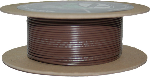Namz Custom Cycle #18-Gauge Brown 100' Spool Of Primary Wire Nwr-1-100