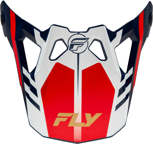 Fly Racing Formula Cp Krypton Visor Red/White/Navy M-2X 73-0045