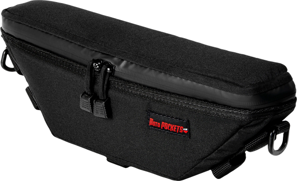 Moto Pockets Handlebar Bag Adventure Black 14.5X6X2 10015Blk