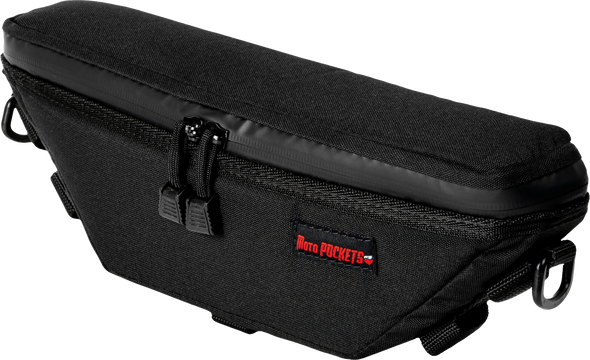 Moto Pockets Handlebar Bag Adventure Black 14.5X6X2 10015Blk