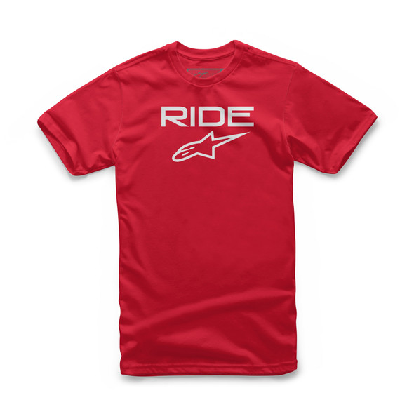 Alpinestars Ride 2.0 Tee Red/White Lg 1038-72000-3020-L