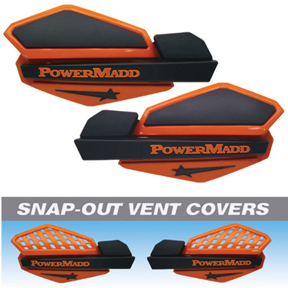 Powermadd Powermadd Star Handguard System - Orange/Black 34205