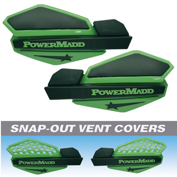 Powermadd Powermadd Star Handguard System - Green/Black 34203