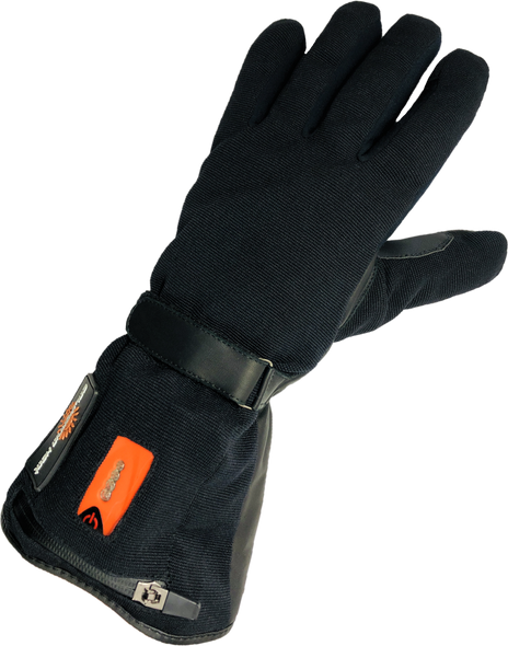 California Heat 7V Activflexx Gloves Black Md 7Glaf-M