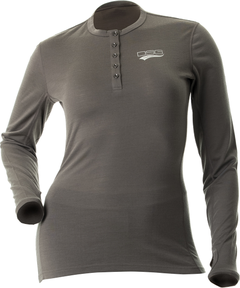DSG Merino Wool Base Layer Shirt Grey Md 45215