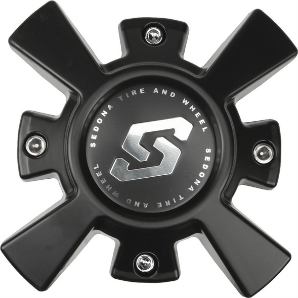 Sedona Riot Wheel Replacment Cap Black Cps-A81-B