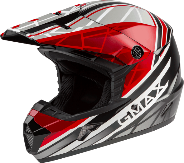 Gmax Mx-46 Off-Road Mega Helmet Black/Red/White Xs D3461023