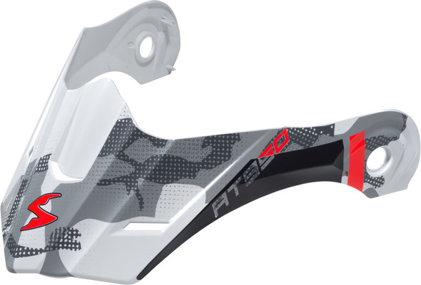 Scorpion Exo Exo-At950 Peak Visor Outrigger White/Grey 52-533-90