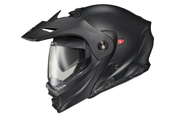 Scorpion Exo Exo-At960 Exo-Com Modular Helmet Matte Black 3X 96Ec-0108