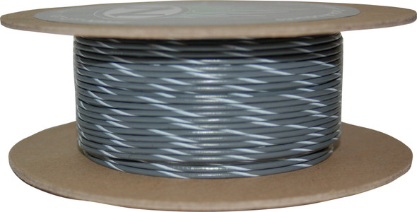 Namz Custom Cycle #18-Gauge Grey/White Stripe 100' Spool Of Primary Wire Nwr-89-100