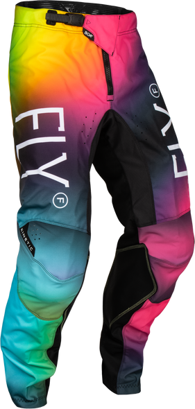 Fly Racing Youth Kinetic Prodigy Pants Fuschia/Elec Blue/Hi-Vis Sz 18 377-53718