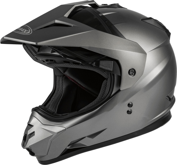 Gmax Gm-11 Dual-Sport Helmet Titanium Sm G5115474