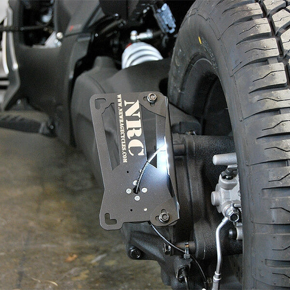 New Rage Cycles Side Mount License Plate Can Ryker-Side