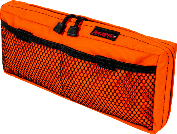 Moto Pockets Side Case Bag High-Vis Orange 14X6X2 10009Hv