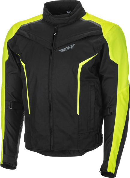 Fly Racing Launch Jacket Black/Hi-Vis 4X 477-21214X