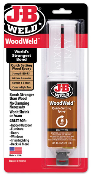 Jb Weld Woodweld Syringe - 25Ml 50151