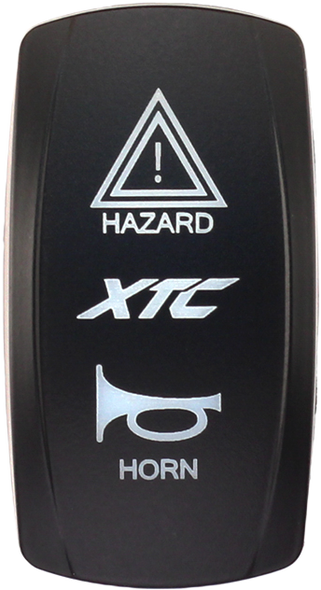Xtc Power Products Dash Switch Rocker Face Xtc Hazard/Horn Sw00-00132037